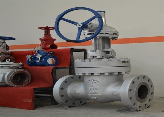 WCB Erosion Resistant Worm Gear Gate Valve , Rustproof Gate Valve Cast Steel