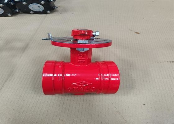 Clamp Connection Water Medium Handle Power Butterfly Valve Fire Protection