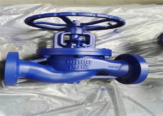 Cast Iron Water Flanged Globe Valve DIN GG25 PN16 Stainless Steel