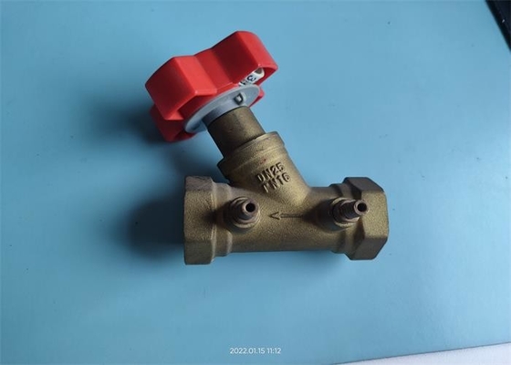 Threaded Brass lockable Water Balancing Valve For Air Conditioning Normal Colse