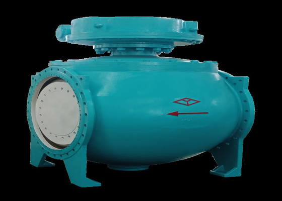 Ductile Iron Flange Floating Ball Valve Eccentric Hemispherical Lightweight