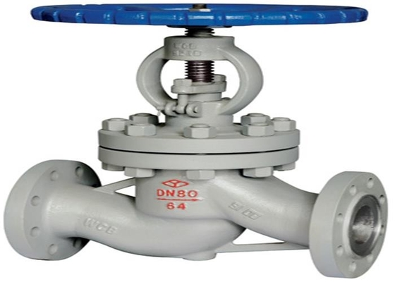 RUÍDO 17245 do aço carbono médio da roda do vapor da válvula de globo brancos prateados flangeados