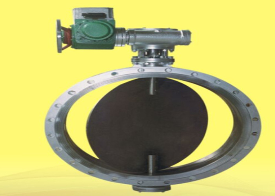 Aço de molde da válvula de borboleta da extremidade da flange da ventilação 0,6 grafites flexíveis do Mpa