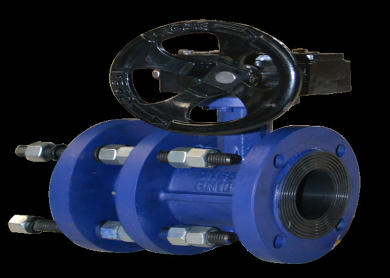 As válvulas de borboleta do corpo do ferro fundido do sem-fim da flange, balanço telescópico verificam a válvula não do retorno