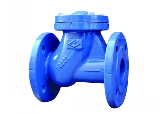 10/16 de tipo ferro fundido da bola da extremidade da flange do Mpa da oxidação da válvula de verificação anti